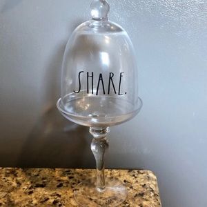 Rae Dunn Glass Cupcake display